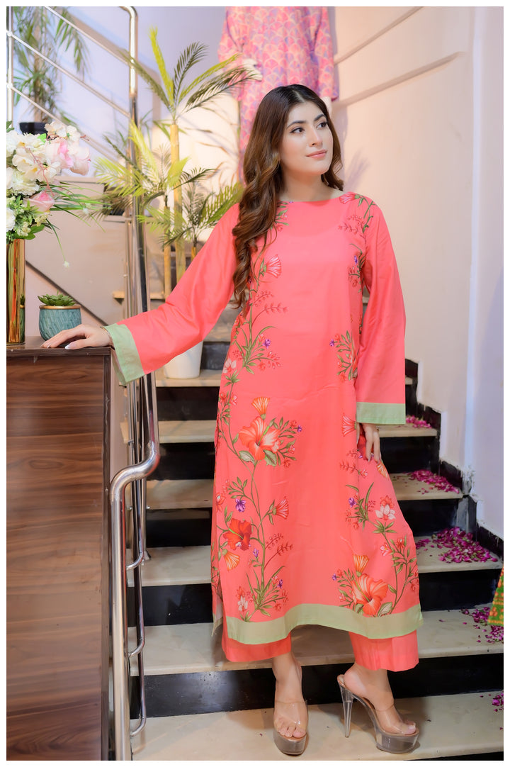 2PC Casual Pret-Stitched-Ready to wear-SSP109 - saniashahzad.com
