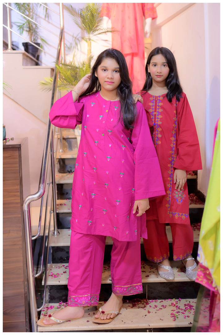 2PC Girls Casual Pret -SSP124 - saniashahzad.com