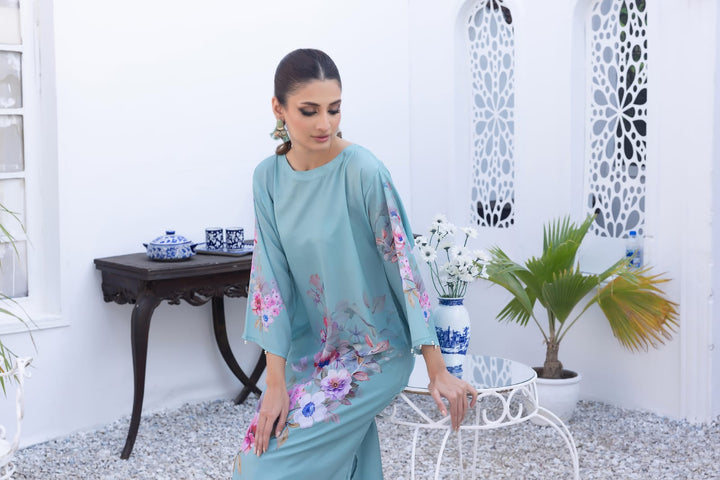 2PC- PRINTED SILK CREPE SUIT-STITCHED - saniashahzad.com