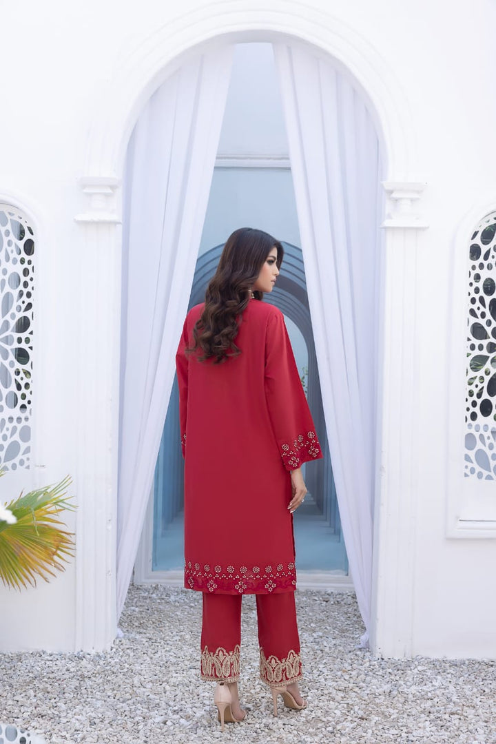 2PC- Embroidered-Stitched - saniashahzad.com